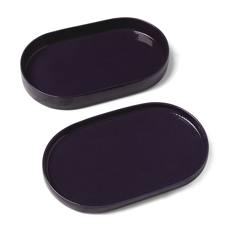 Modulus 2-Piece Serving Set, Nightshade, Black