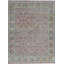 Wool Oriental Area Rug in Red/Purple/Green