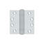 Deltana S44HDBB15A 4" x 4" Square Hinge, HD, Ball Bearings in Antique Nickel Pair-1233967144