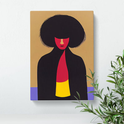 Unique Woman No.4 - Wrapped Canvas Print
