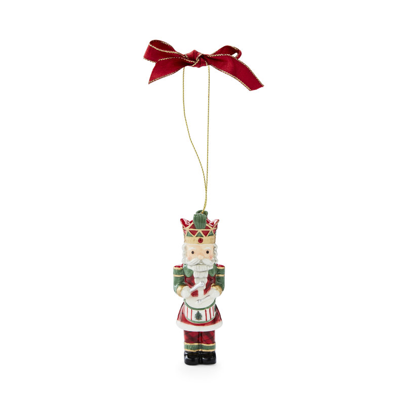 Christmas Tree NUTCRACKER TARTAN & GREEN ORN