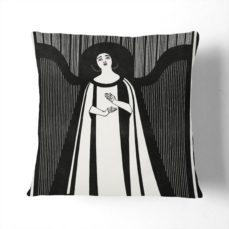 The Music Square Throw Cushion, Stone, 40cm H x 40cm W x 15cm D