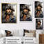 «Pirate Captains Portrait», reproduction sur toile flottante-91229448-91229442