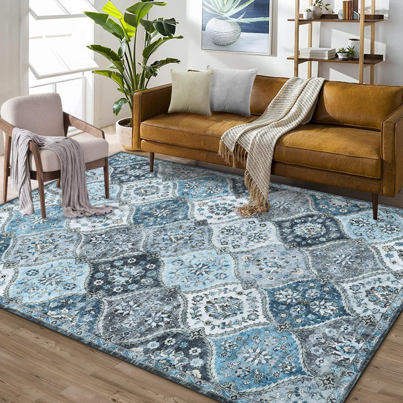 Chambre à coucher, salon, grands tapis boho, tapis marocain, tapis orientaux doux et rétro
