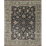 Treasures Wool Oriental Area Rug in Gray