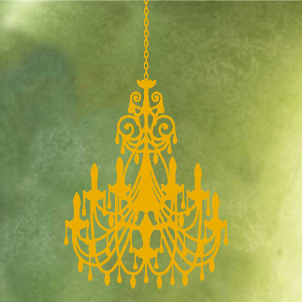 Other Non-Wall Damaging Wall Decal, 24" H x 16" W x 0.01" D, Signal Yellow
