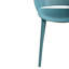 Chaise de salle à manger d'extérieur en plastique avec dossier perforé (table non incluse)-124590999