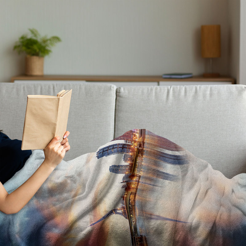 Hand Woven Throw Blanket, 60" x 80"