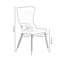 Hartshorne Velvet Dining Chairs - Ergonomic Curved Back with Metal Legs -  Side Chair for Dining Room Kitchen Living Room-1348625285-1411989038-1411989035
