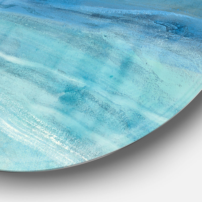 «From the Shore», reproduction d'art sur cercle en métal, H 23 po x l 23 po