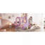 Lit simple de style princesse avec couronne