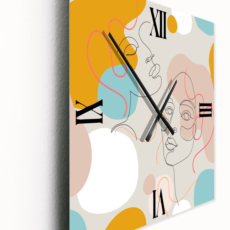 Horloge murale moderne, Moyen