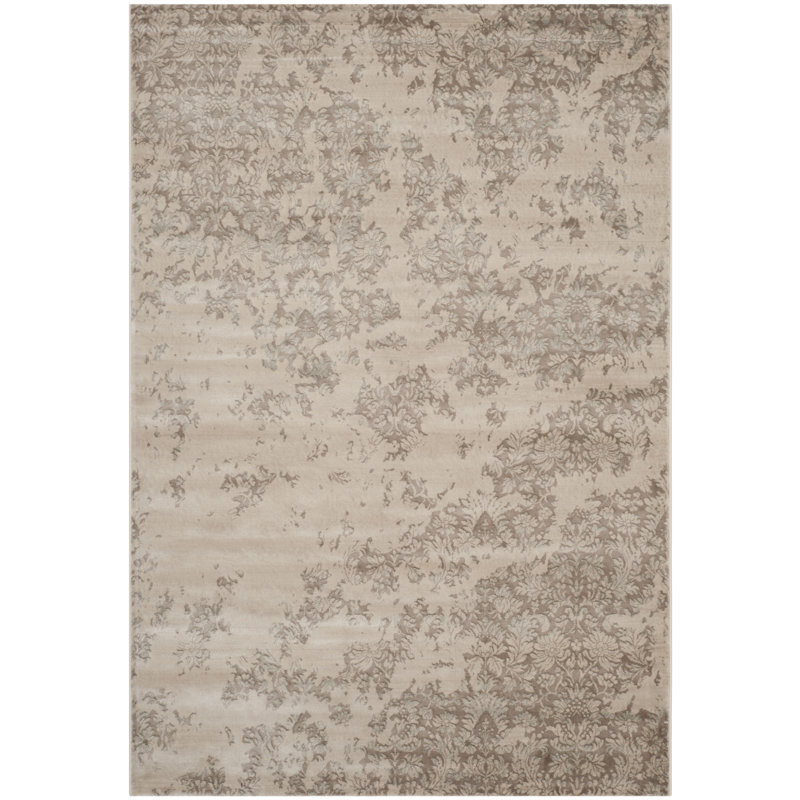 Tapis à motif floral Syliva, Rectangle 3 pi 3 po x 5 pi 3 po