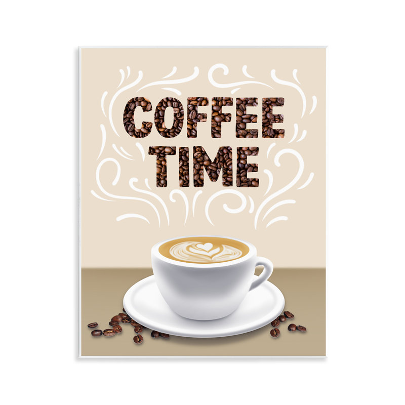 Plaque murale Traditional Coffee Time Brew, design par Marcus Prime