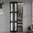 3-Lite 78" Frosted Glass Bi-fold Doors with Installation Hardware Kit for 80" Door Opening Height-101511142