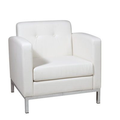 Agadir Faux Leather Accent Chair