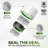 Roboseal Rechargeable Mason Jar Vacuum Sealer Kit With 10 Lids - 1 Touch Operation, Food Preserver With Auto Stop