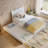 Phoenix Wood Platform Bed with Trundle-891028862-891028859