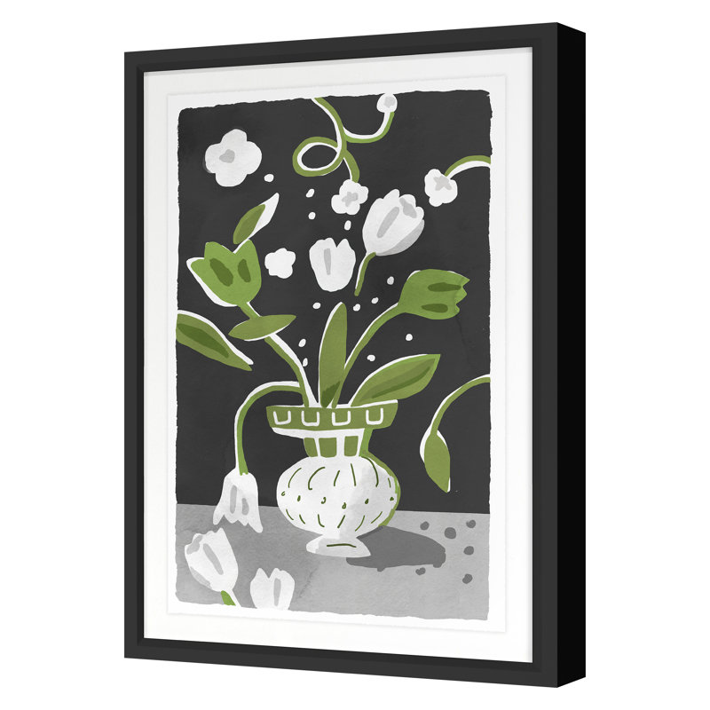 Peterloon Smidge Print by Dana Gibson, Black, 40" H x 28" W x 1.25" D
