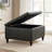 Aimee-Lee Faux Leather Ottoman-1957514224