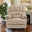 Harvey 40" Wide Oversize Upholstery Manual Recliner-233571077