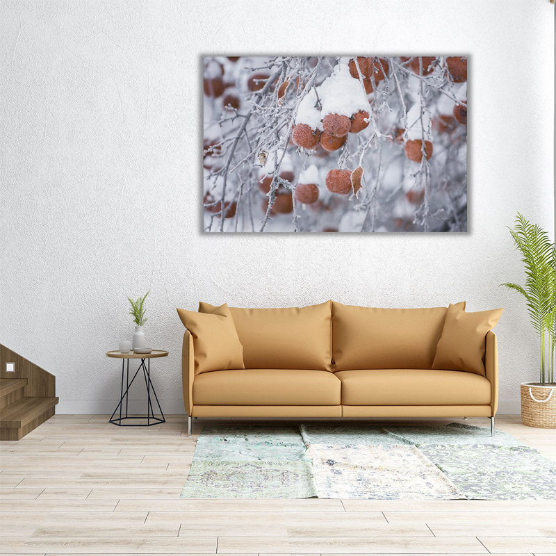 Orchard in Winter - reproduction d'art sur toile, H 20 po x l 30 po