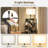 7-Tier Tree-Shaped Bookshelf with Light, 3 Lighting Modes, Floor-Standing Tall Bookcase, Corner Storage Shelf