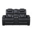 Causeuse inclinable électrique en cuir 72,3 po-1774321579