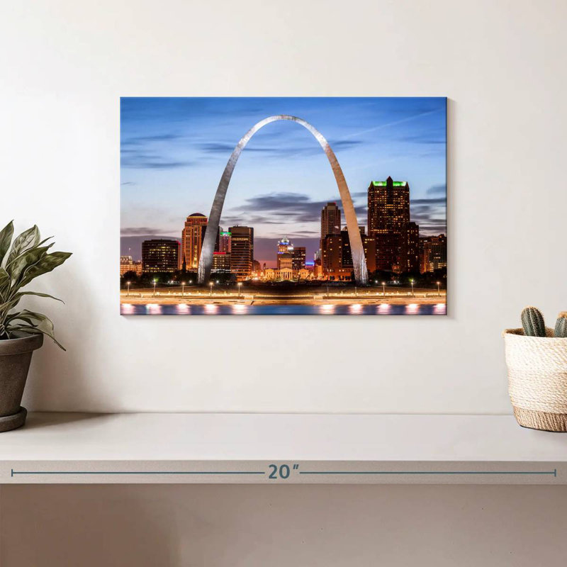 Iconic Gateway Arch, H 8 po x l 12 po