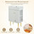 Rippley 12.3 " W Freestanding Standard Free Standing Single Double Single Vanity Bathroom Vanity With Resin Top