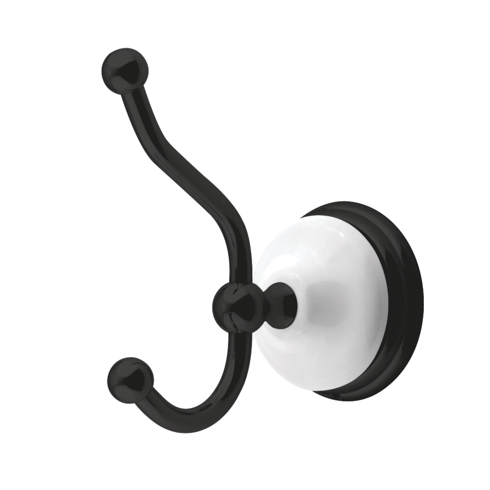 Kingston Brass Victorian Robe Hook, Matte Black