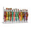 Abstrait femme africaine en tenue traditionnelle-784656436