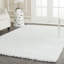 Tapis blanc à poils longs Assar-1305471508