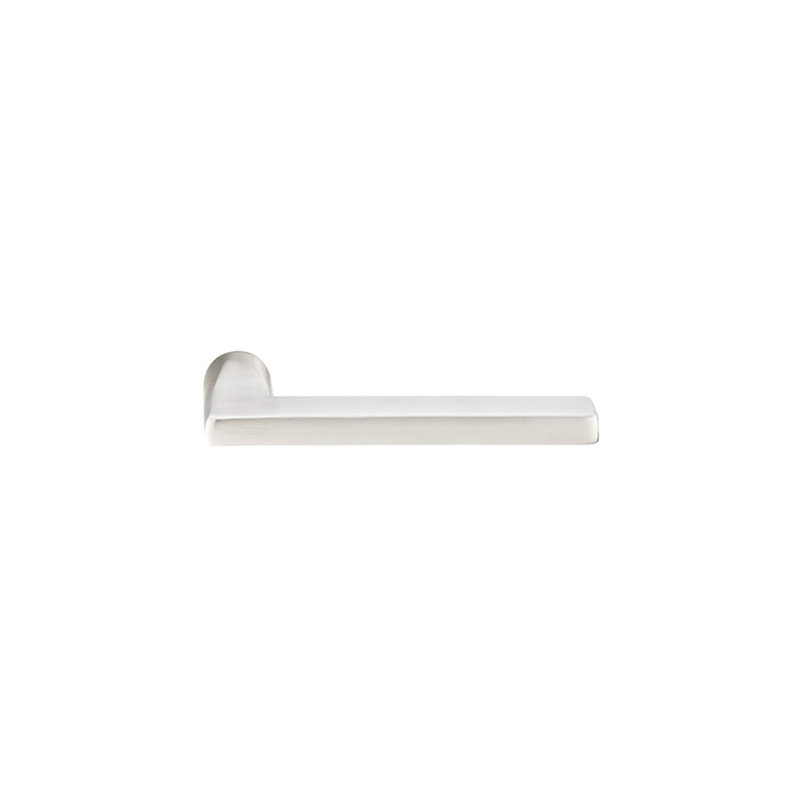 Helios Flat Double Dummy Door Lever with Square Rosette, Right