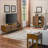 Sideboard Cabinet Mid Century Modern Light Wood with Rattan Doors, Adjustable Shelves &amp; Outlet Holes | MDF | Solid Wood Feet-1341216458