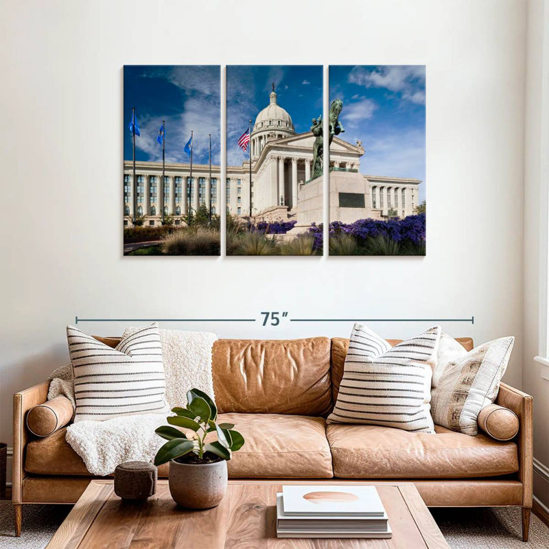 Rorry Oklahoma State Capitol, 36" H x 57" W