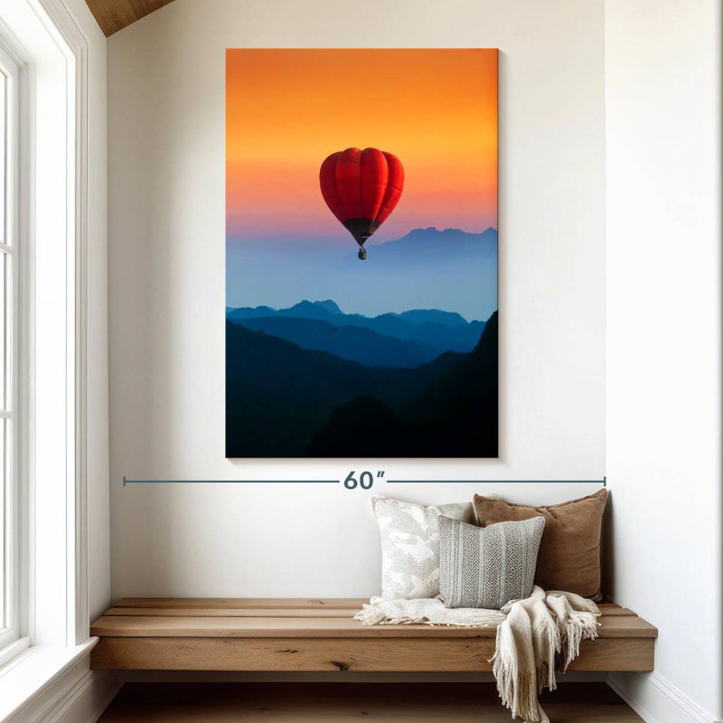 Mehar Hot Air Balloon Sunset Flight, 51" H x 34" W