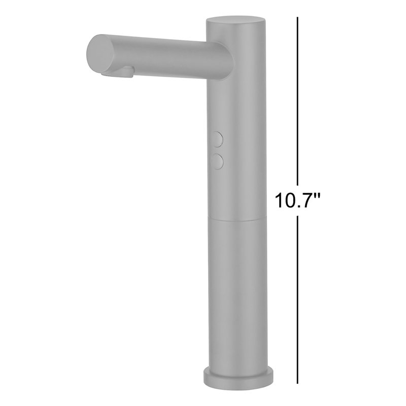 Bathroom Faucet with Drain Assembly, Matte Black