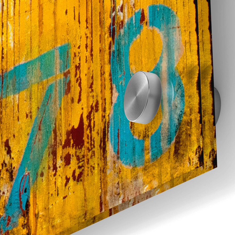 «South bonding rail» par Erin Ashley, art mural en verre acrylique, H 36 po x l 36 po x P 0,2 po