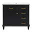 Meuble-lavabo 36 po avec comptoir en céramique-218284747