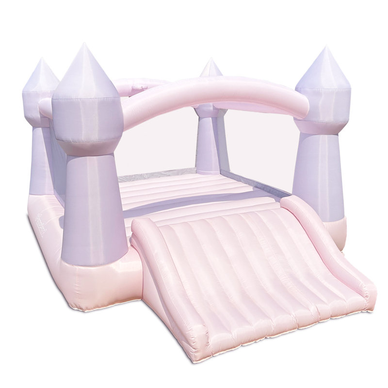 Jeu gonflable Cotton Candy 13,1 pi x 16,4 pi, Rose pastel