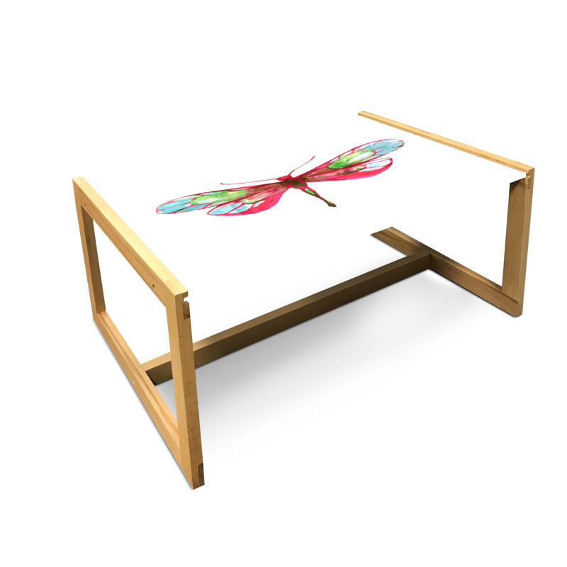 Ihab Sled Coffee Table, 40cm H x 91cm W x 62cm D