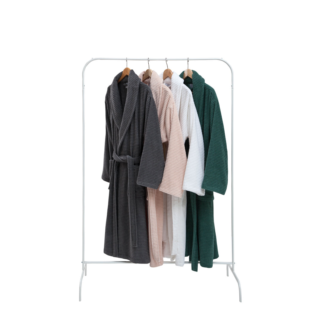 Belanger Terry Cloth Mid-Calf Bathrobe with Pockets Symple Stuff