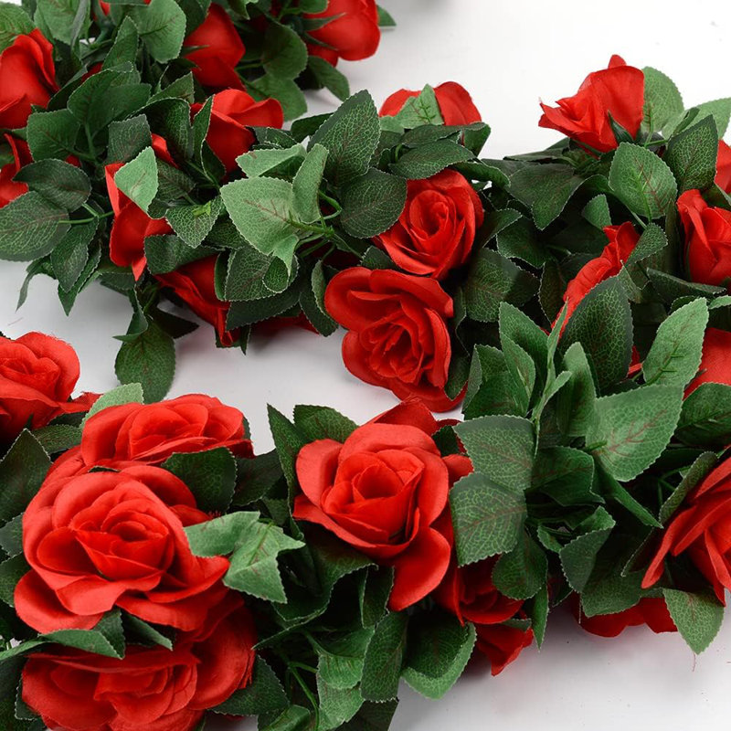 Ensemble de 5 guirlandes de fleurs artificielles