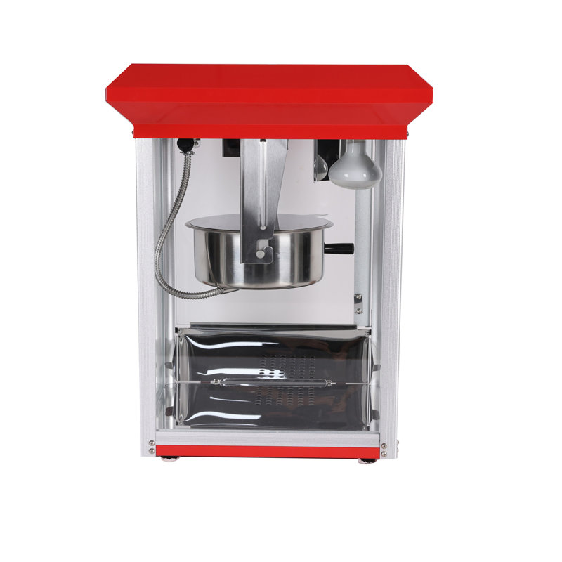 Machine à maïs soufflé Adcraft, 23 po, capacité de 6 onces, en rouge