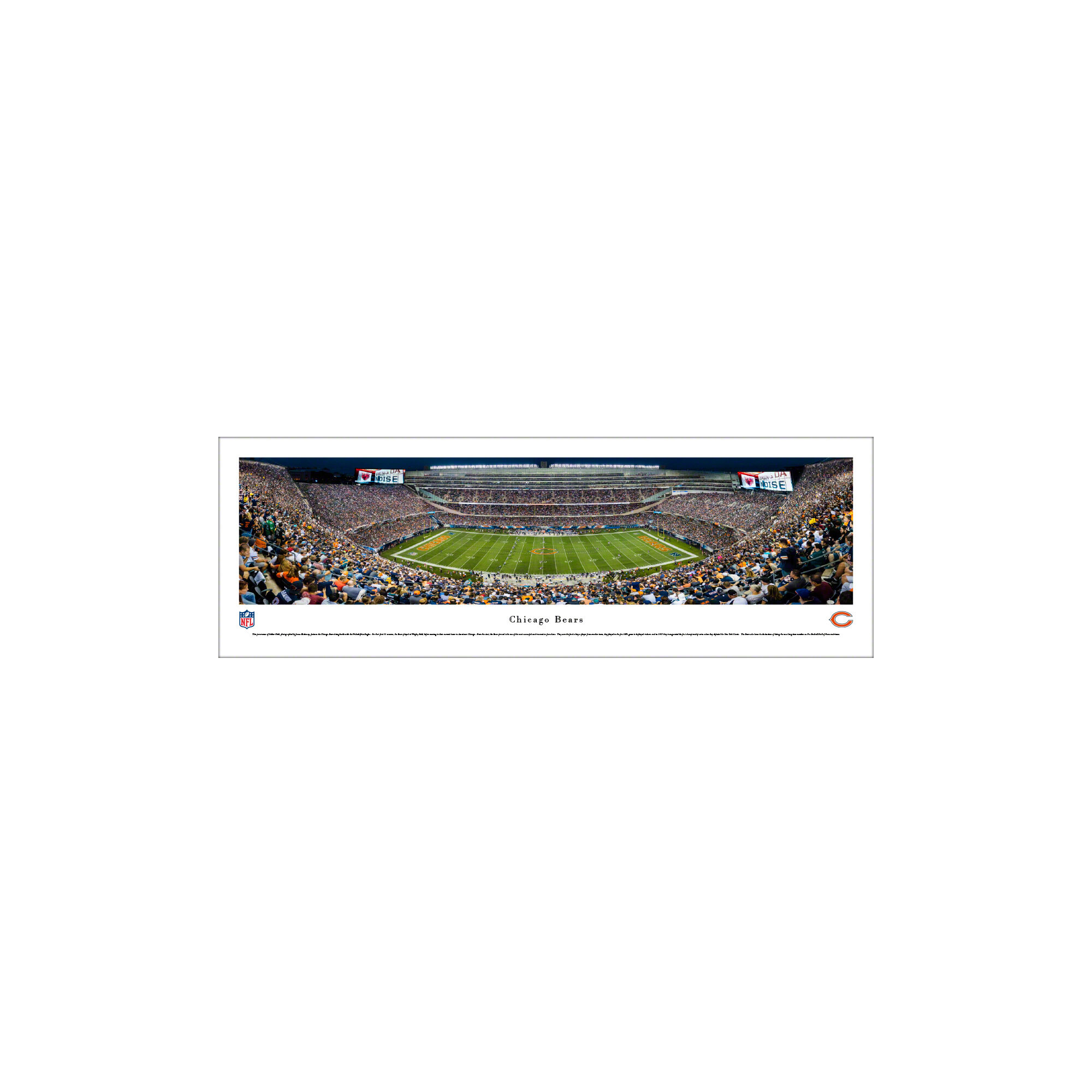 Chicago Bears Panoramic Poster - Soldier Field