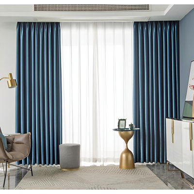 Mekinson Room Darkening Curtain Single Panel