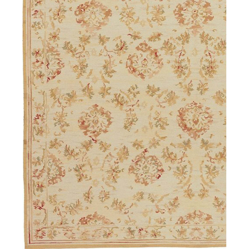Wool Floral Area Rug, Rectangle 14' x 19'5"
