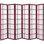 71" x 94.5" Double Cross 6 Panel Room Divider