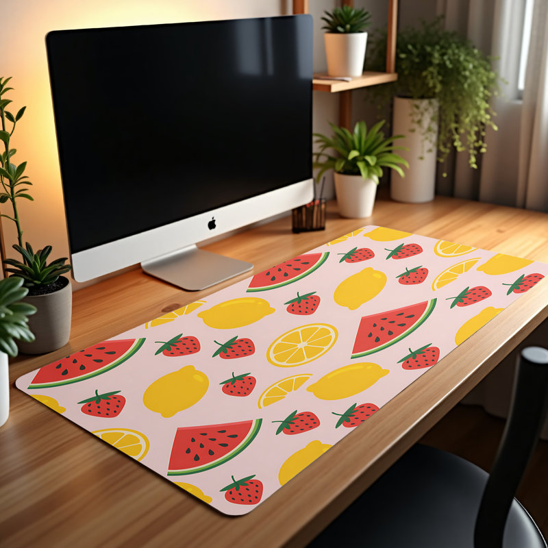 Polyester Desk Pad, 14.4x12.1